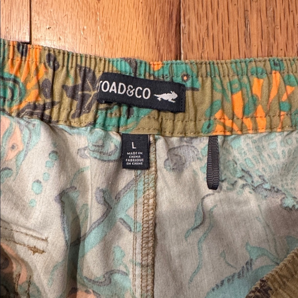 Toad & Co | Women’s Boundless Mantis Reef Shorts | size LARGE | Hiking Outdoor - Picture 2 of 4